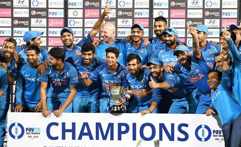 The Men in Blue have captured the top position in the ICC ODI rankings