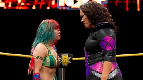 Nia Jax confronts Asuka