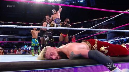 Mustafa Ali's interference caused Enzo Amore to lose the Cruiserweight Title to Kalisto.