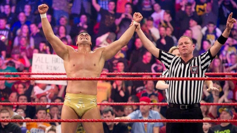 Alberto Del Rio winning the 2011 Royal Rumble