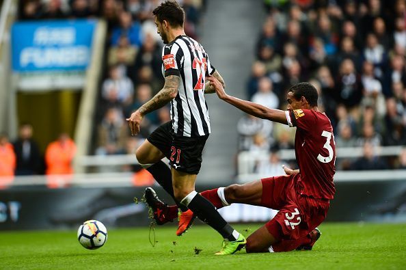 Joselu scores the opener for the Magpies