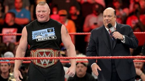 Brock Lesnar and Paul Heyman