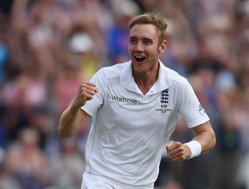 Stuart Broad running riot v Australia