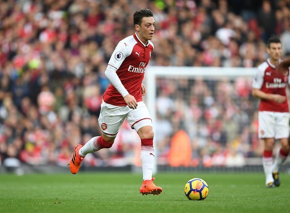 Mesut Ozil in action