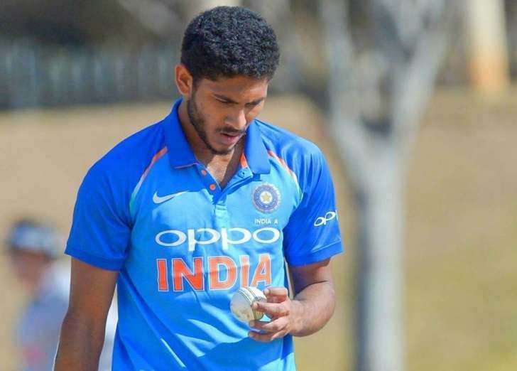 Thampi in action for India