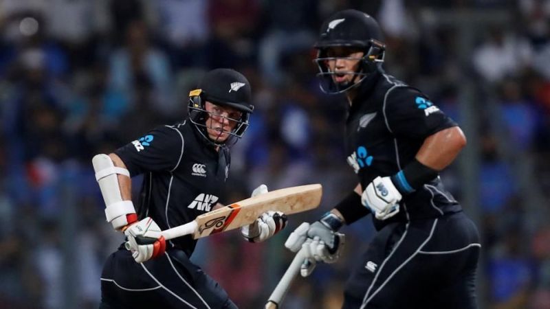 New Zealand&#039;s Ross Taylor and Tom Latham guided their team to victory against India in the 1st ODI encounter in Mumbai. Get live cricket score of India vs New Zealand, 1st ODI here