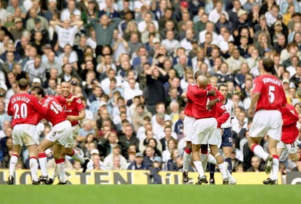 Manchester United celebrate