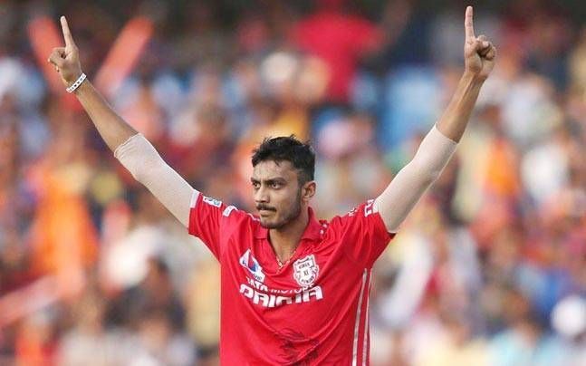 Image result for axar patel kings x1 bowling