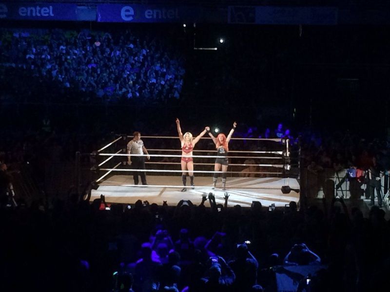 Charlotte and Becky were very popular at Santiago