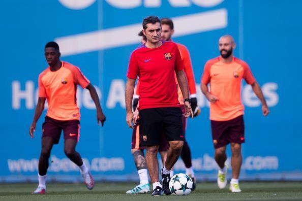 FC Barcelona Training Session