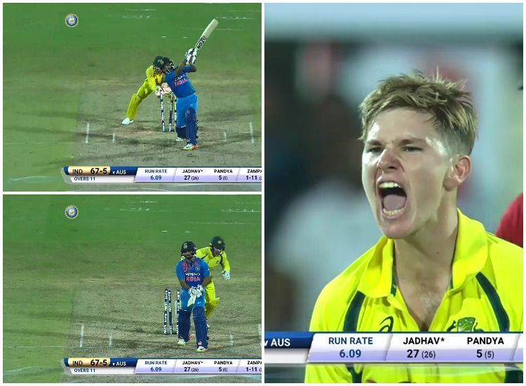 Adam Zampa Kedar Jadhav