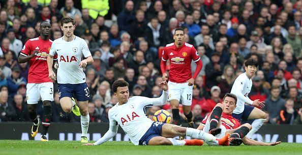 Delle Alli Ander Herrera Tottenham Hotspur Manchester United