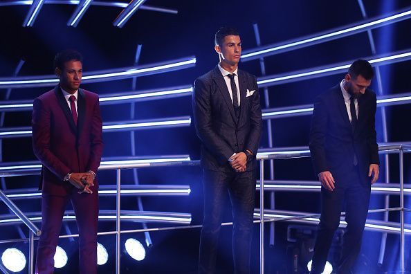 FIFA Best Player votes Cristiano Ronaldo Lionel Messi Neymar