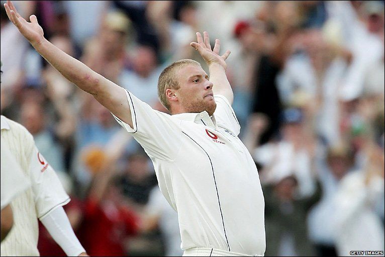 Image result for Andrew Flintoff  ashes