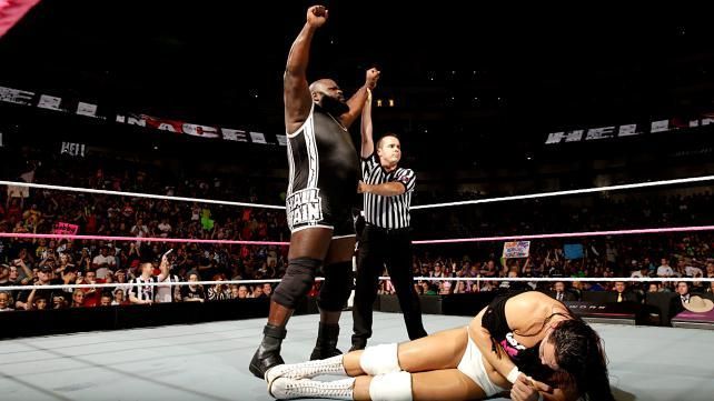 Mark Henry holds the record for the shortest match at Hell in a Cell