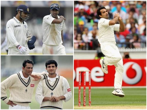 Azharuddin Ganguly Dhoni Ashwin Zaheer