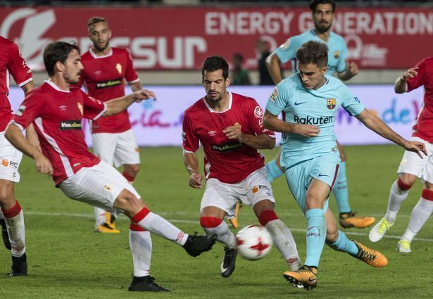 Murcia players struggling to keep tabs on Barcelona players