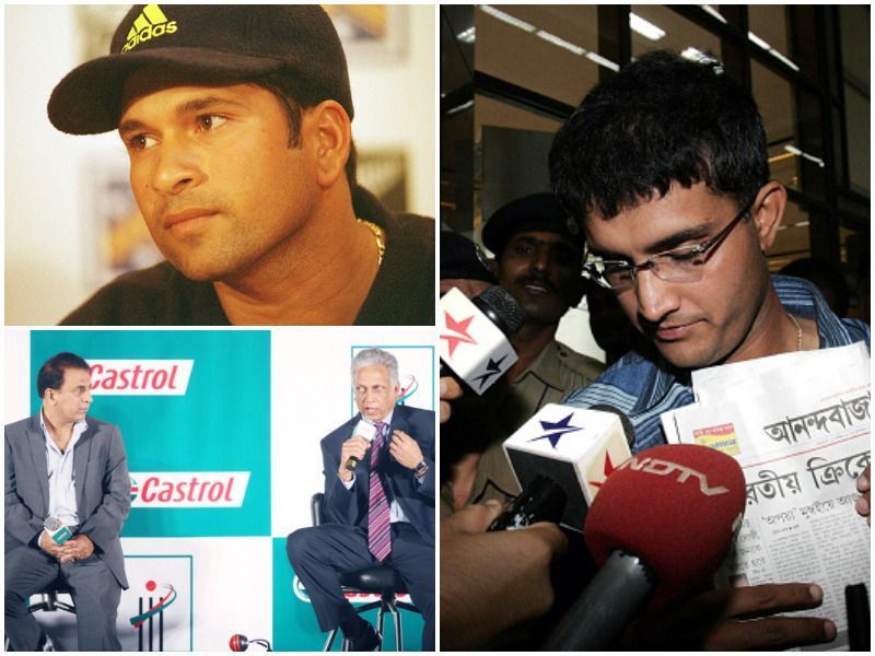 Tendulkar Gavaskar Amarnath Ganguly