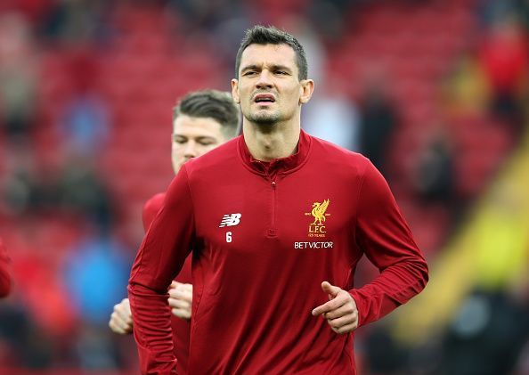 Dejan Lovren picked up an injury in training