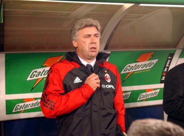 Carlo Ancelotti, coach of AC Milan,