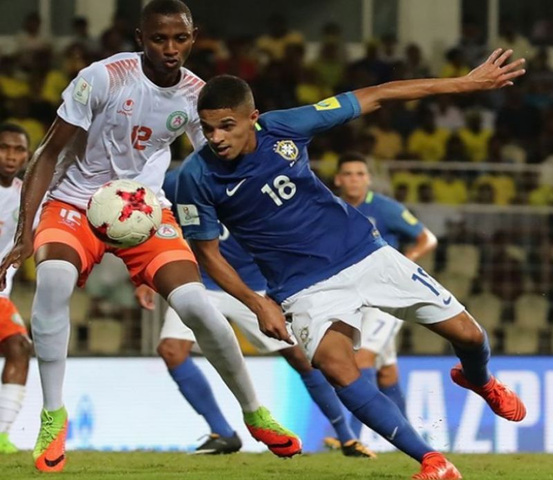 Vitinho in Goa during the 2017 FIFA U17 World Cup.