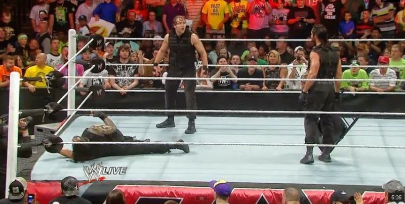 Seth Rollins betrays The Shield