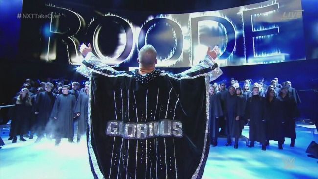 Bobby Roode clearly enjoying being the focal point in the WWE machine