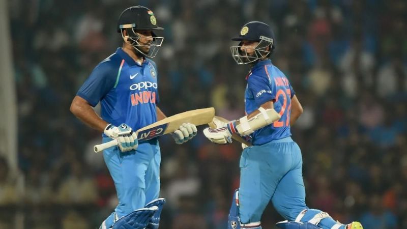 Rohit Sharma and Ajinkya Rahane posted their third consecutive 100+ partnership in the series