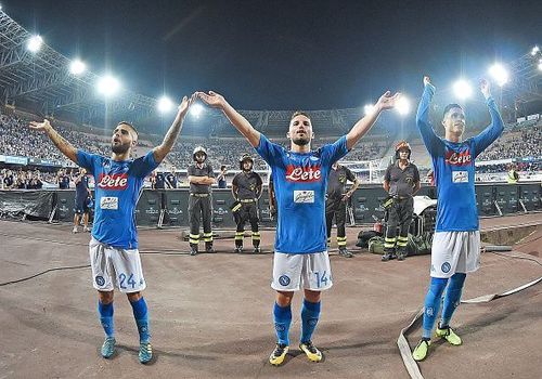 Napoli's fearsome attacking trio