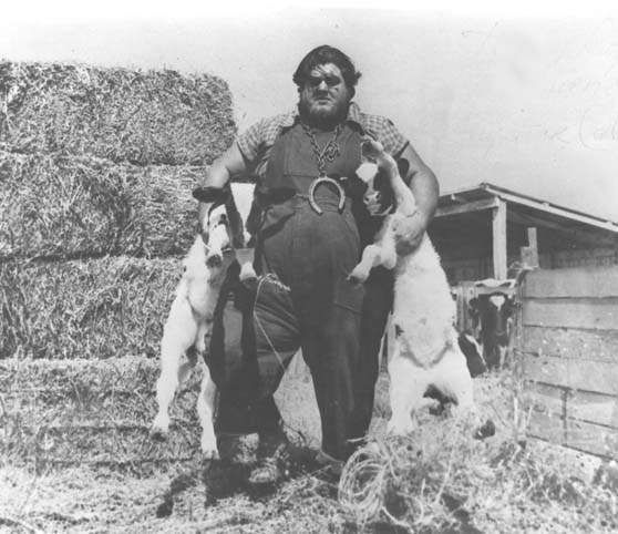 Haystacks Calhoun was a mammoth of a man.