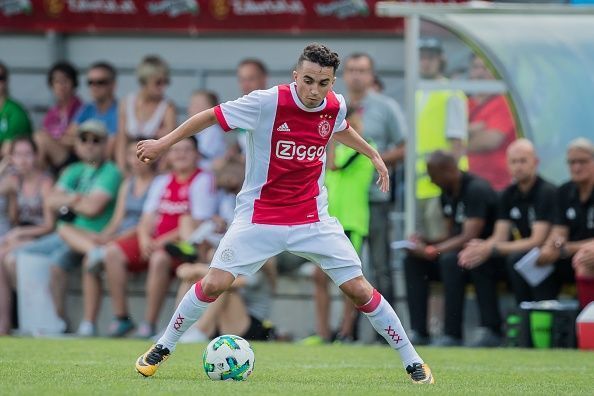 Abdelhak Nouri in action before he collapsed on the pitch