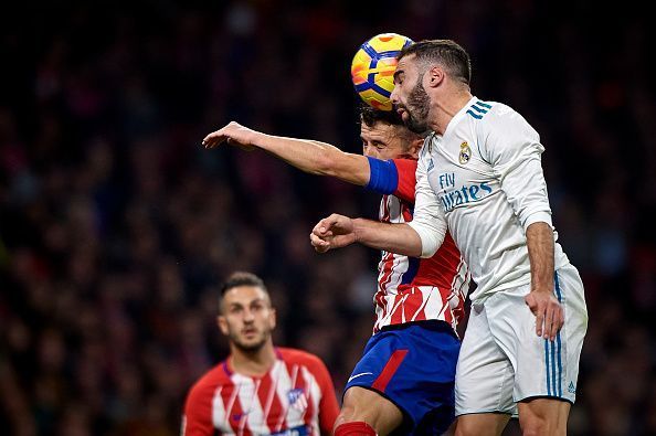 Real Madrid Atletico Madrid Dani Carvajal Gabi