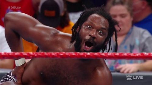 Rich Swann took out Akira Tozawa in a wild high risk spot!