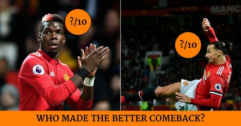 Zlatan Pogba Man United Newcastle Player Ratings