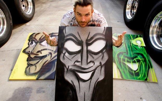 Jeff Hardy is a talented artist and performer outside of WWE