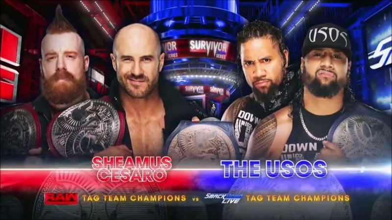 Cesaro and Sheamus will want to defeat The Usos this Sunday to prove they are The Bar 