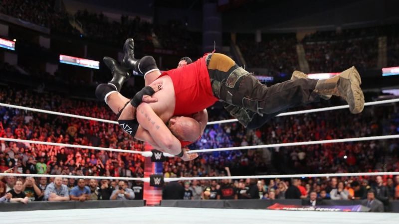 The devastating powersalm by Braun Strowman