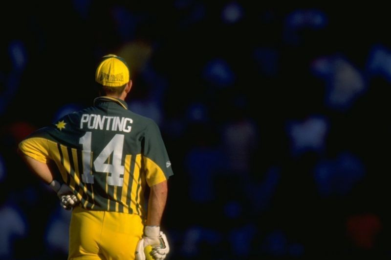 Ponting wore the jersey number of 14 almost all his career