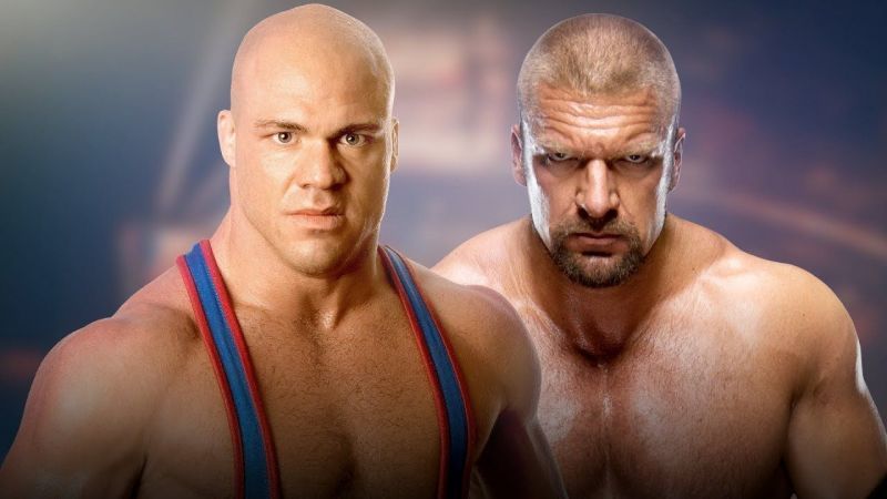 Triple H vs. Kurt Angle WrestleMania