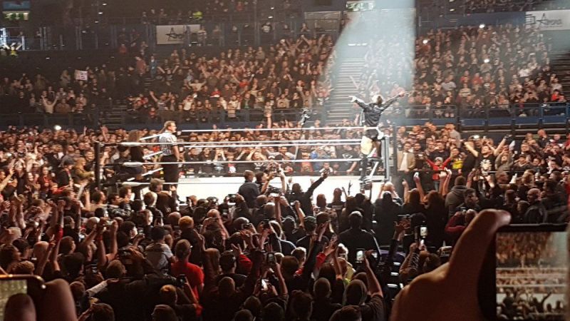 Finn Balor opens the show in Birmingham, England