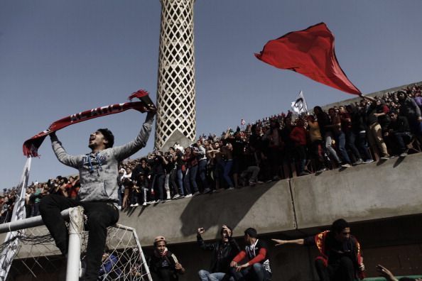 Al Ahly Soccer Fans Celebrate After Port Said Football Massacre Defendants Sentenced To Death