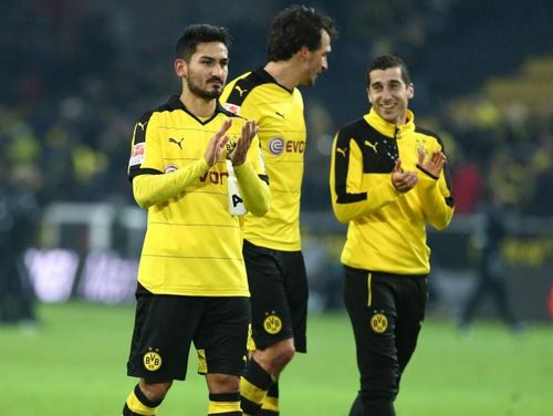 Gündogan (left), Hummels (centre) & Mkhitaryan are among the players who have left for better things