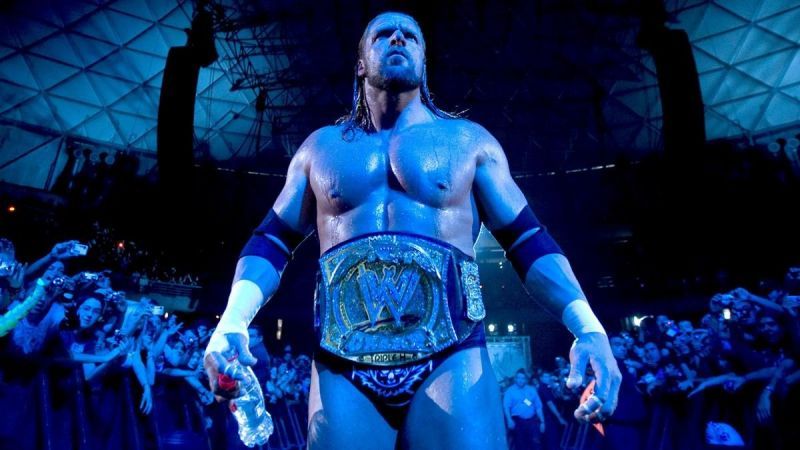 Triple H with the WWE Championship