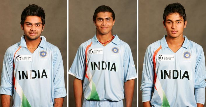 Virat Kohli, Ravindra Jadeja and Manish Pandey