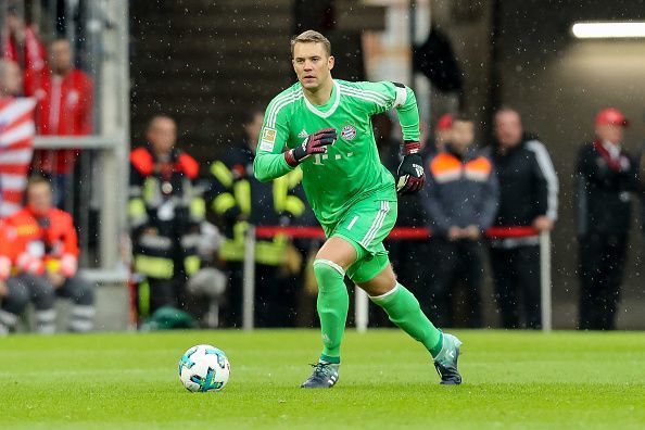 The sweeper keeper: Manuel Neuer