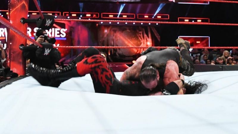 Braun Strowman powerslammed Kane through the ring on Raw