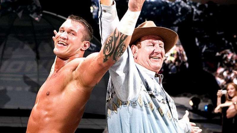 Randy and father Cowboy Bob Orton