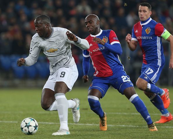 FC Basel vs Manchester United Romelu Lukaku
