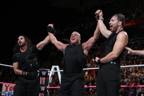 Kurt Angle's smile says it all, doesn't it?