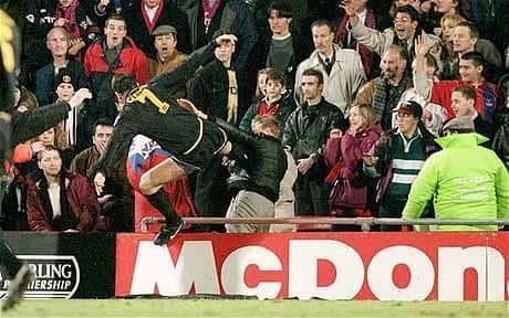 Image result for cantona kung fu kick